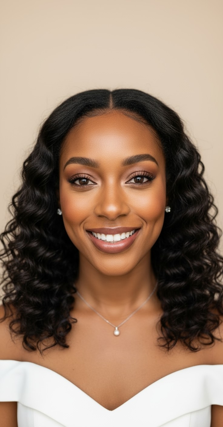 After Loose Curls Hairstyle For Wedding